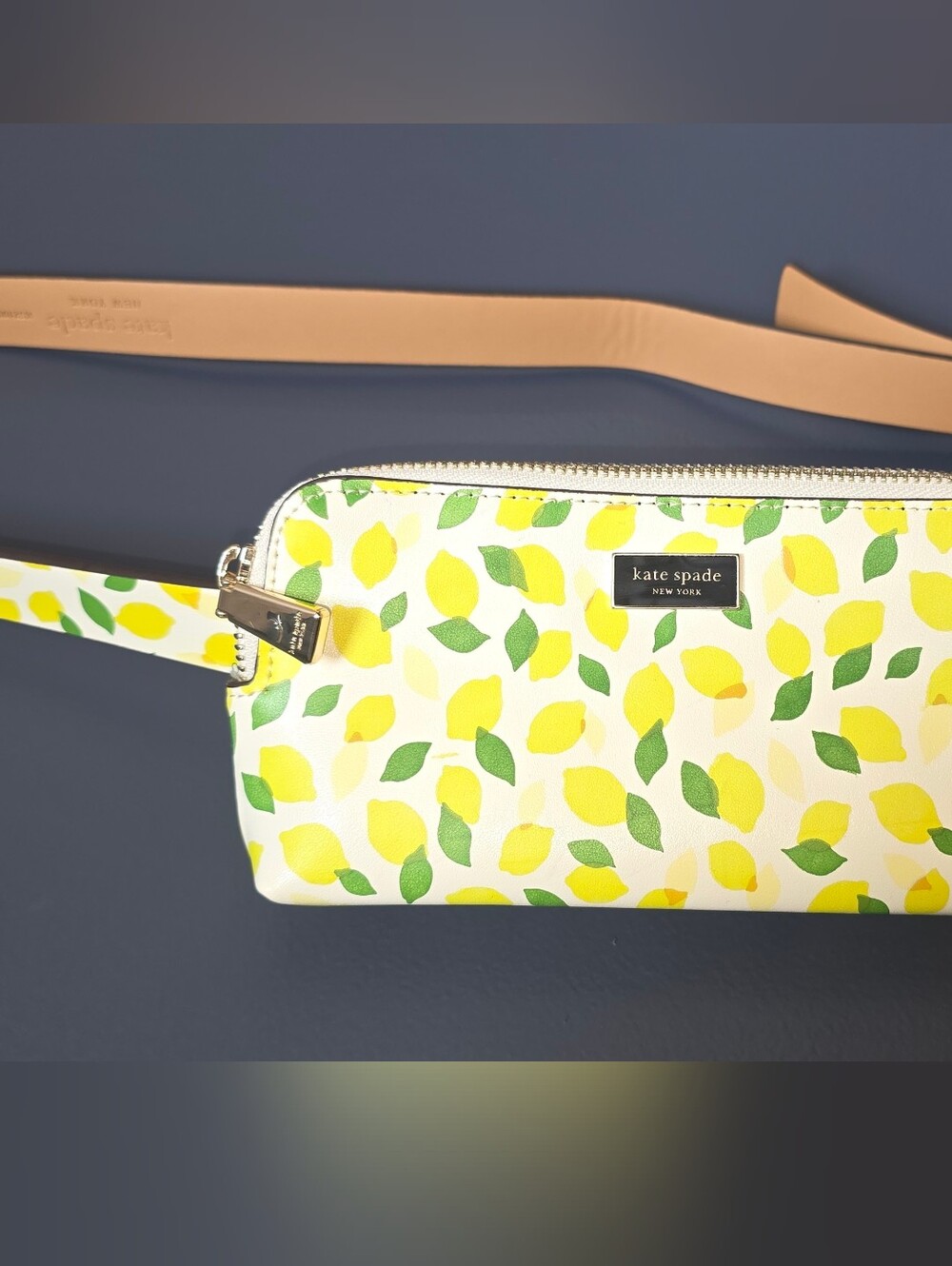 Kate Spade Leather Belt Bag - Lemon Print